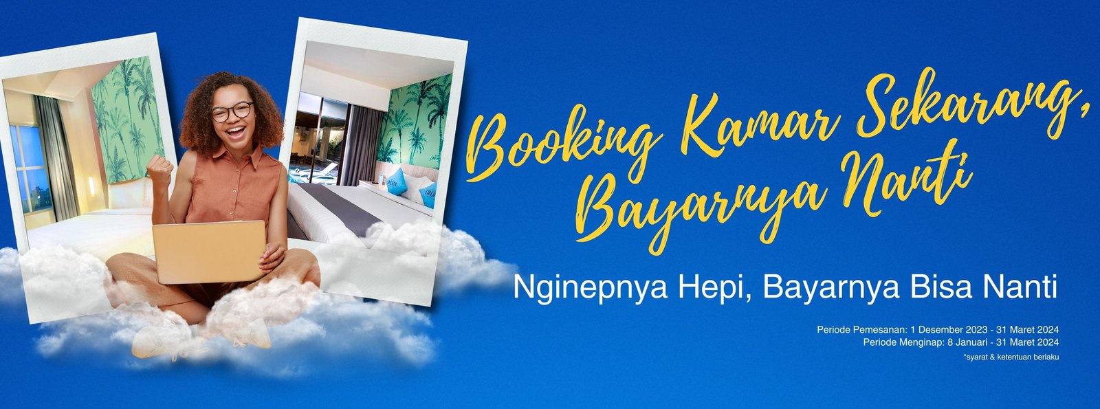 BOOK NOW STAY LATER PROMO